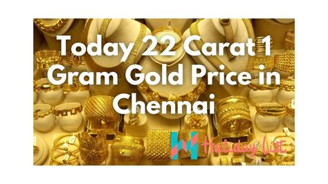 gold price today in chennai 22 carat